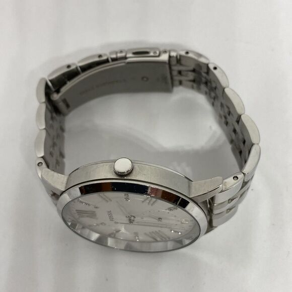 Fossil ES3965 Womens Silver Stainless Steel Analog Dial Quartz Wrist Watch JK872 - Picture 8 of 12